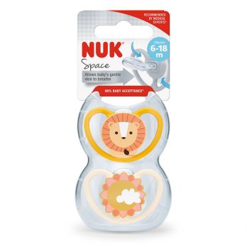 Set NUK de 2 Chupetes Space